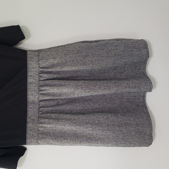 Judith March Anthropologie Mini Dress Black Gray Medium Large Office Corpcore - Picture 4 of 16